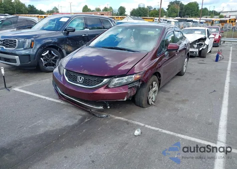 2014 Honda Civic Lx from USA, damaged, VIN 19XFB2F59EE019843